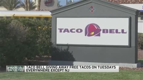 Taco Bell offering month of free weekly tacos for 'Taco Tuesday'